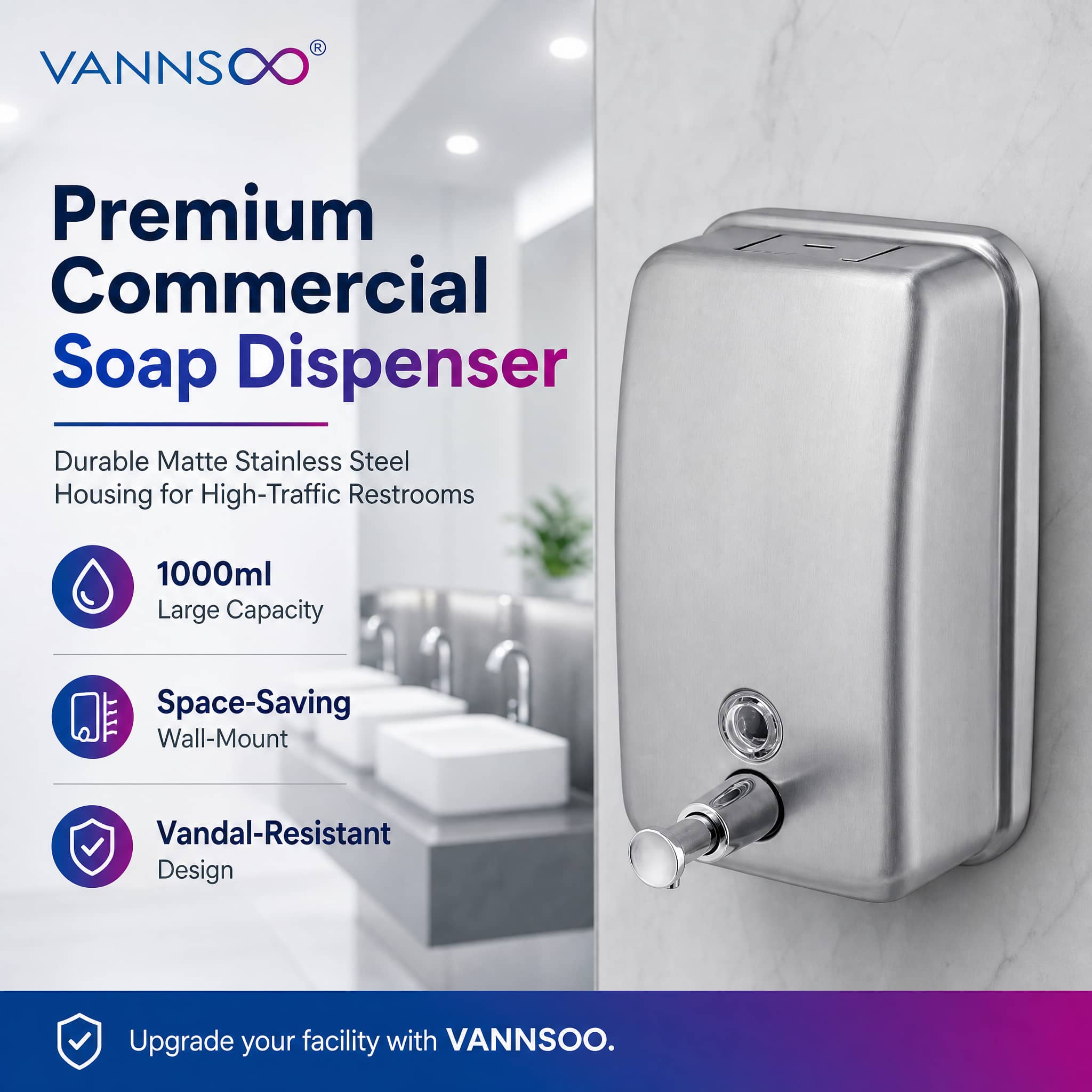 Wall Mounted Soap Dispenser