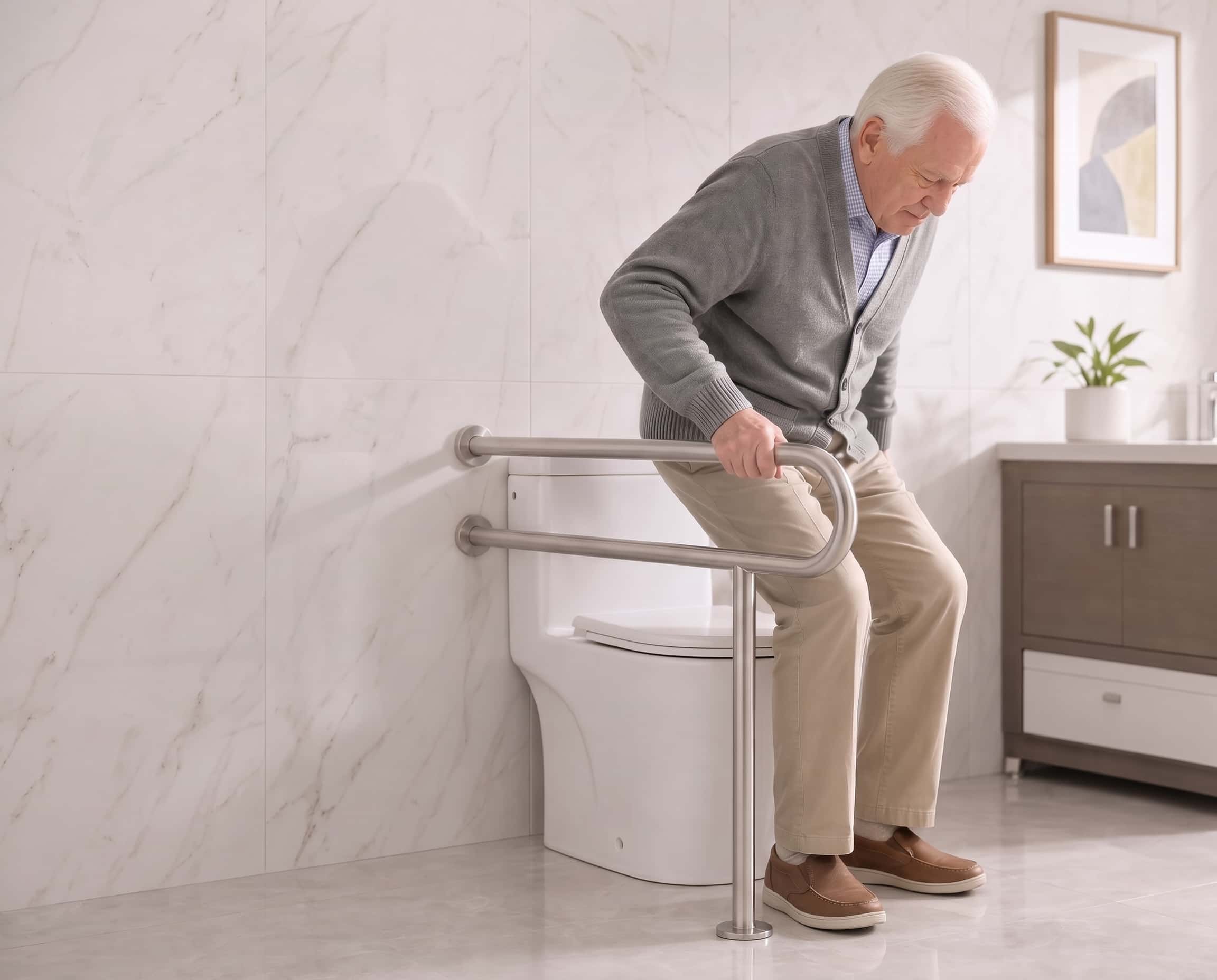 Comment choisir des barres d'appui pour toilettes publiques accessibles ? Concilier sécurité, durabilité et compatibilité